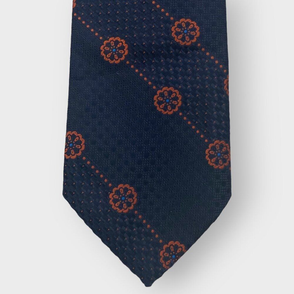 Vintage Italiamissimo Mens Tie | Navy Blue | Made in Italy | Retro 70s